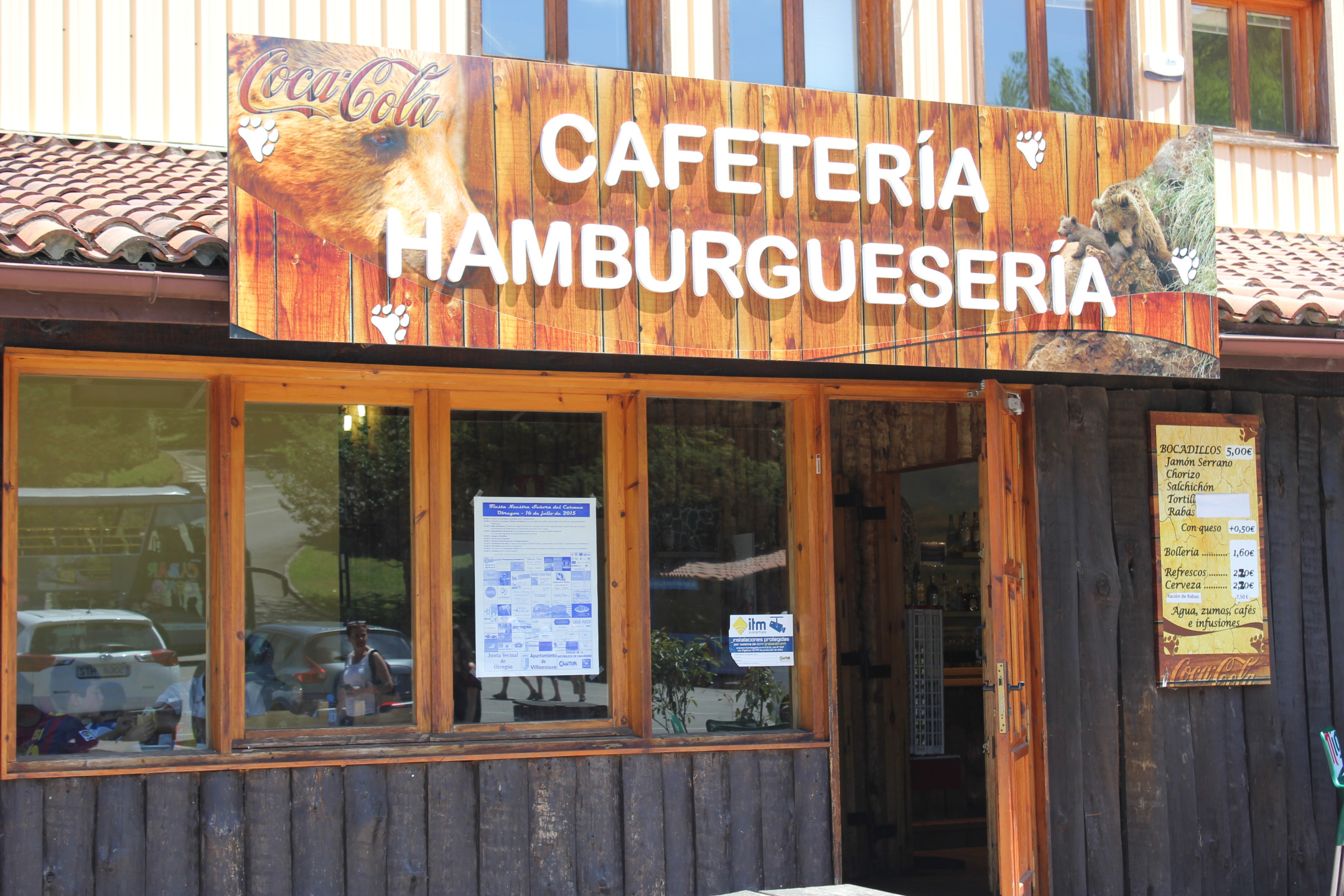 Cafetería La Mina - entrada