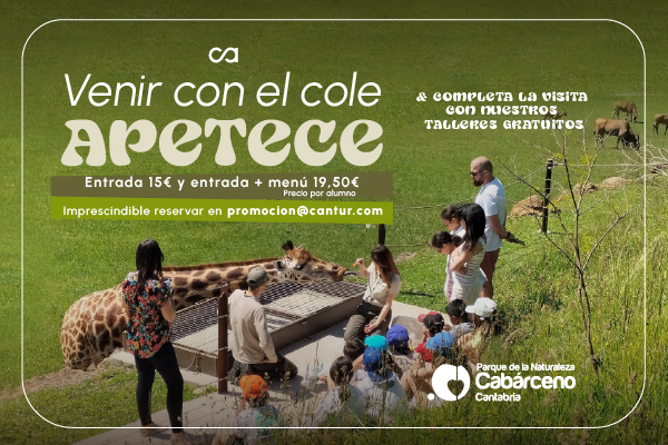 Cabárceno de cerca con tu cole