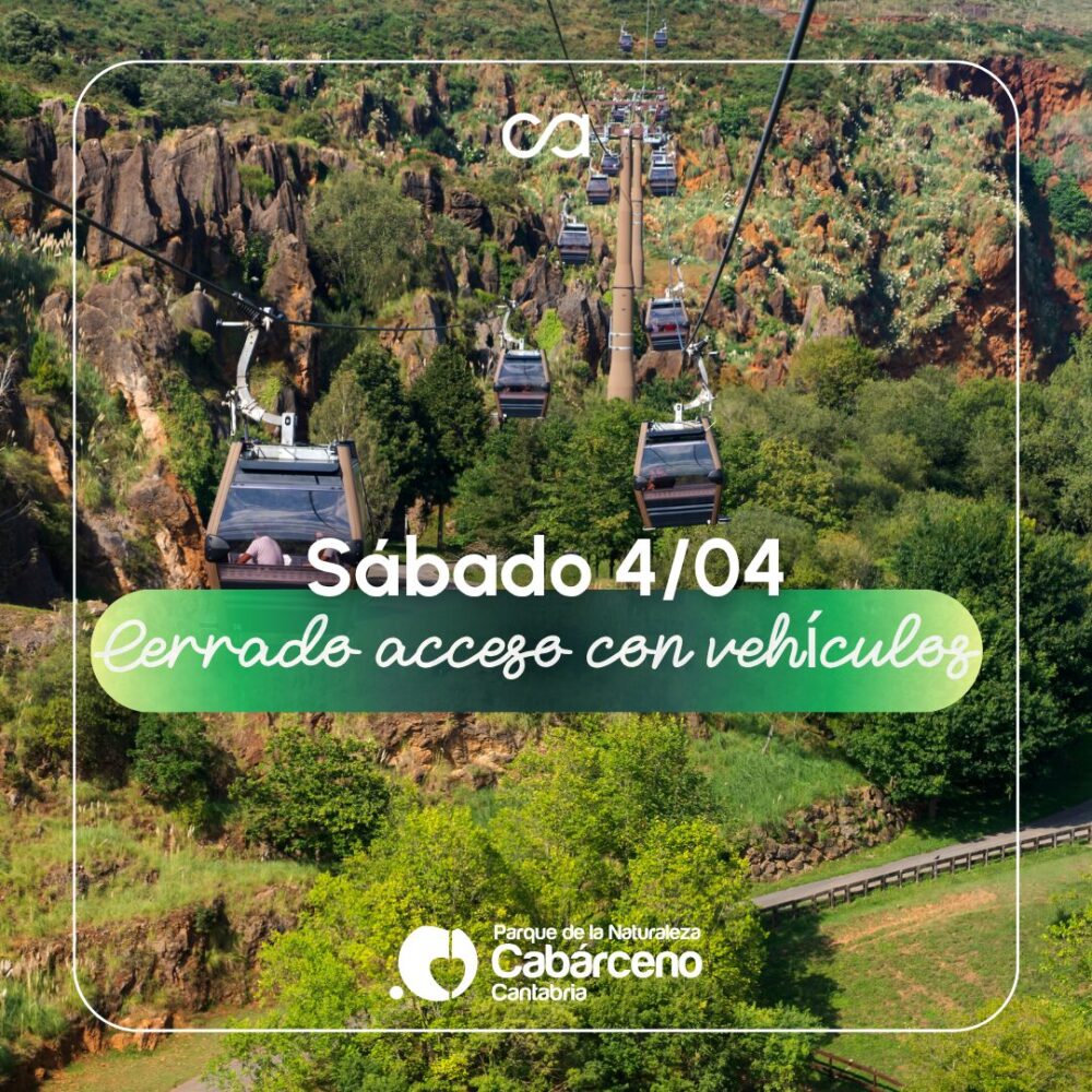 Cerrado el acceso con vehículos a Cabarceno hoy