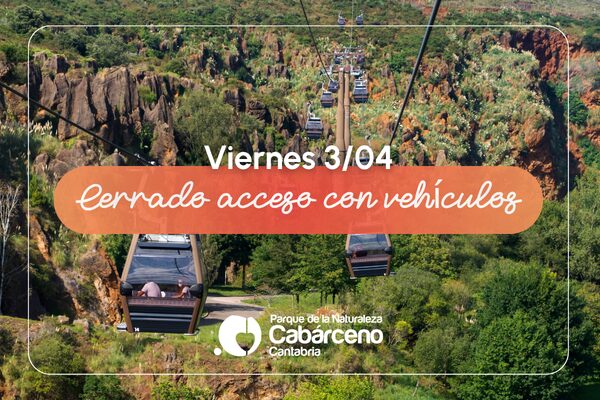 Cabárceno cierra el acceso con vehículos
