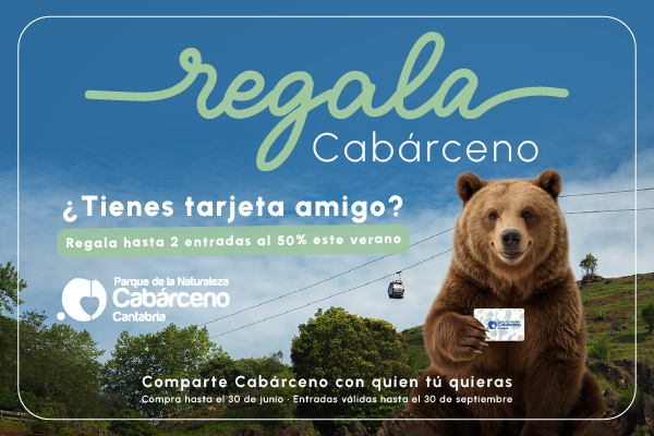 Si tienes Tarjeta Amigo, regala Cabárceno este verano