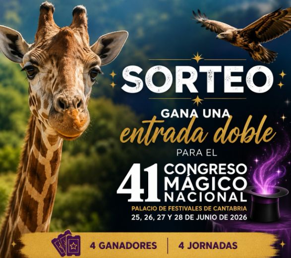 Participa en nuestro concurso y gana 4 entradas dobles para el 41 Congreso Mágico Nacional